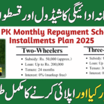 PAVE Gov PK Monthly Repayment Schedule