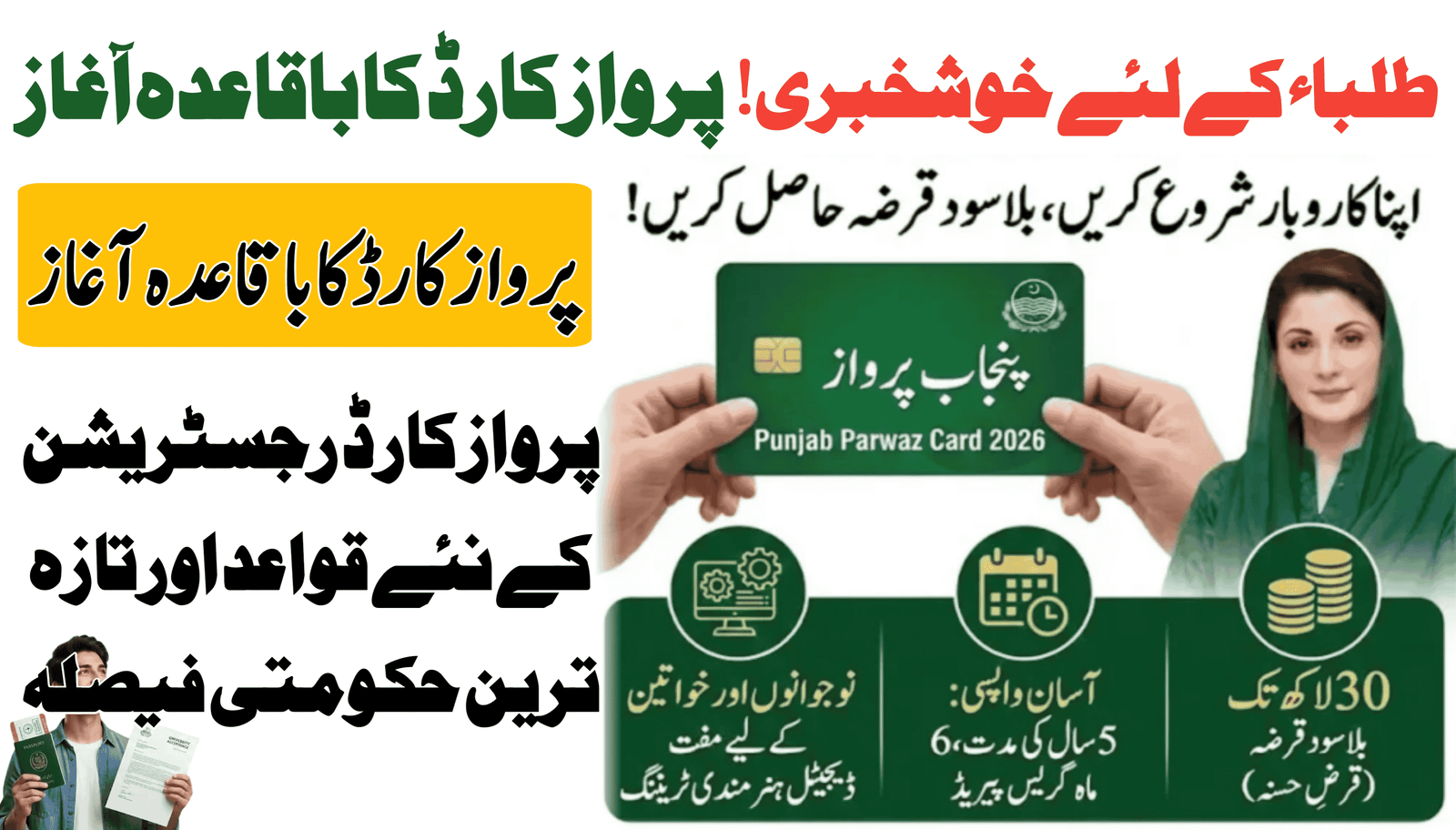Parwaz Card Registration New Rules