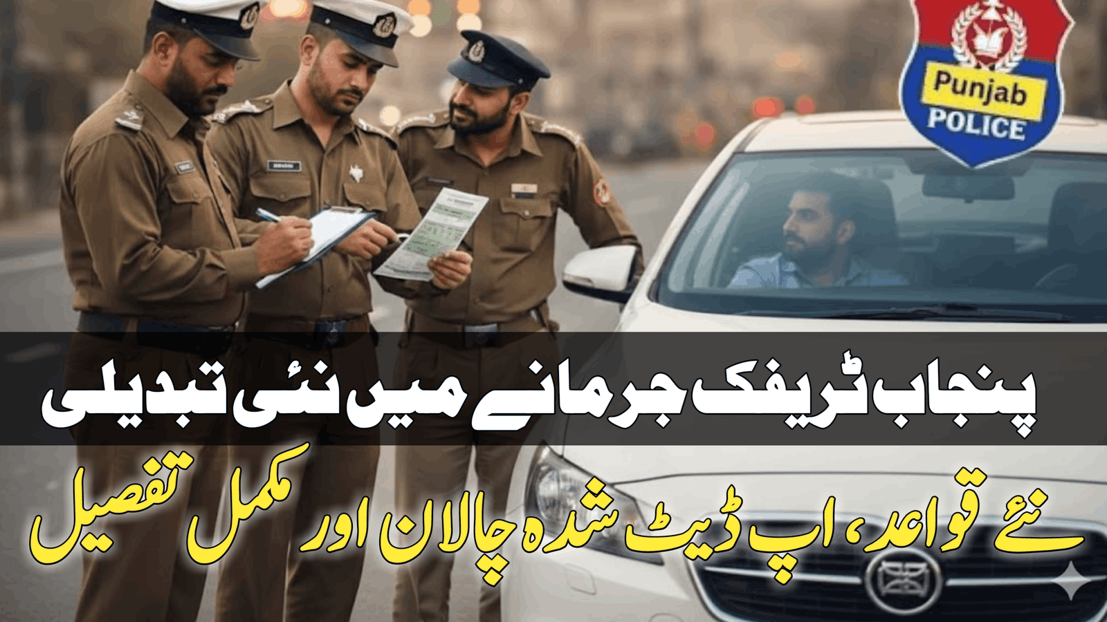 Punjab Traffic Fines Changes