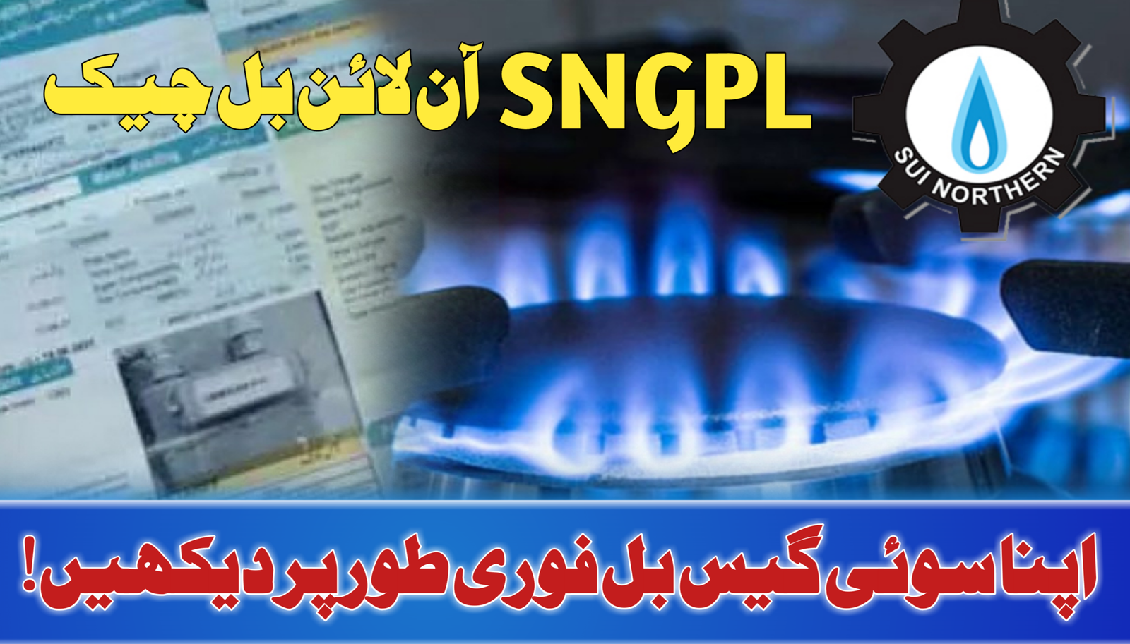 SNGPL Online Bill Check