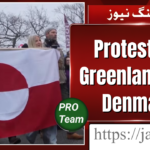 rotests in Greenland and Denmark